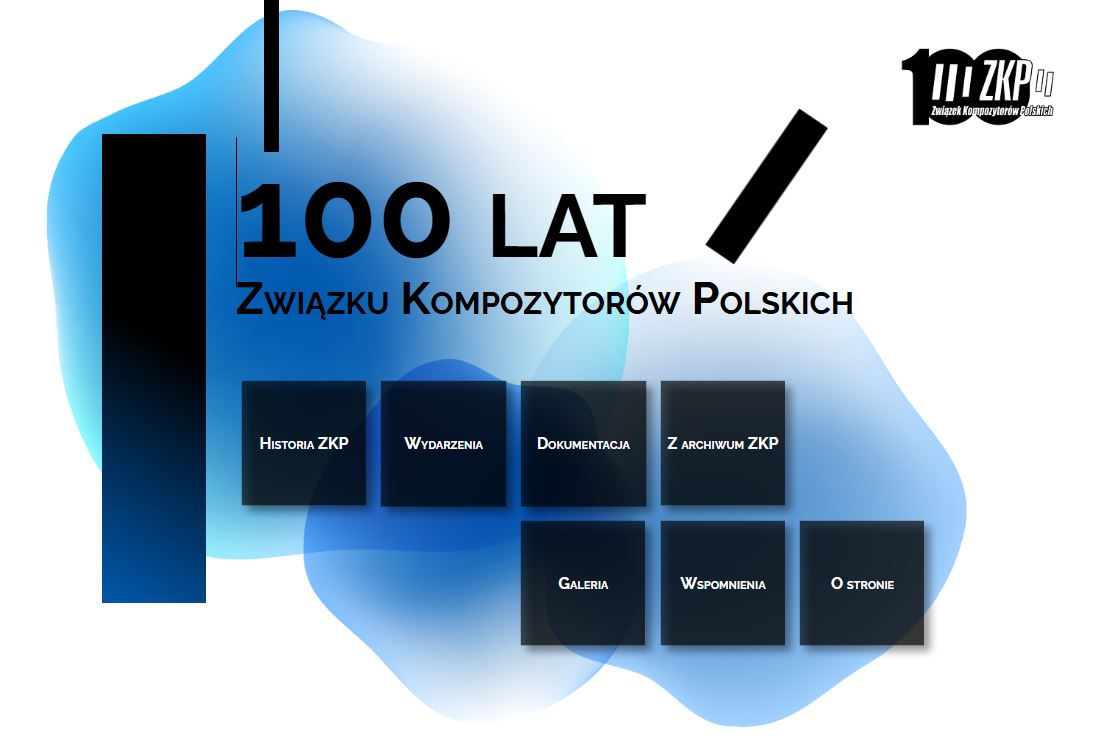 Printscreen strony 100 lat ZKP